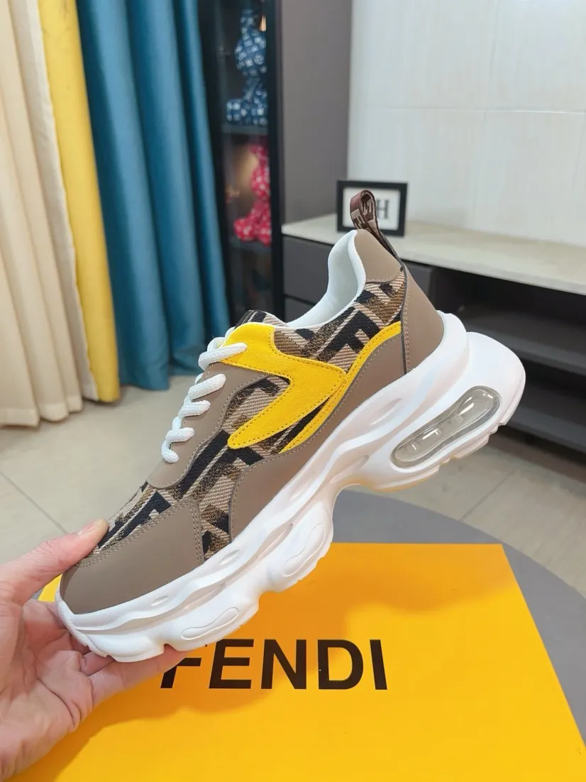 Men's shoes 💰438🌹🌹【fendi Fendi】: 🔝High-end brand of men's shoes: high-top series: official website 1:1 latest masterpiece: the upper is made of brand fabric with imported cowhide technology, ➕🐑made in sheepskin👍, making walking more convenient and comfortable, a stunning work, compared with the official quality, the beautiful 1:1 replica [color]! Create a fashionable personality to set off your uniqueness! A must-have for trendy men! 🔥Size: 38-44.